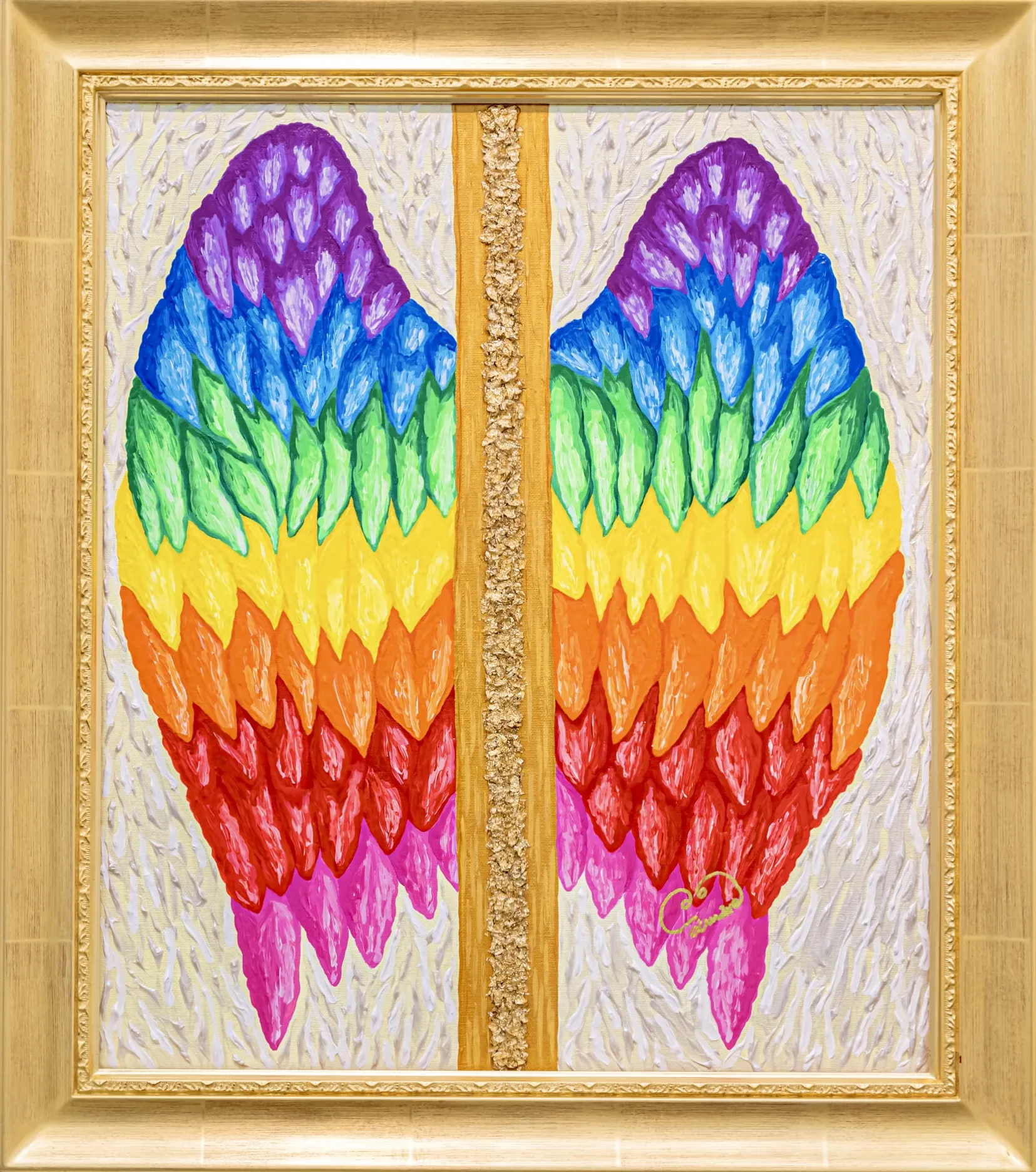 虹色の羽 / Rainbow wings